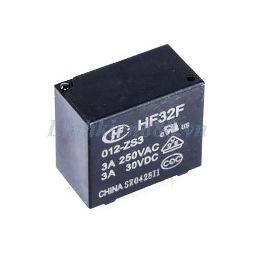 Relay 12V 5 Chân 3A 250V 32F-12-ZS3