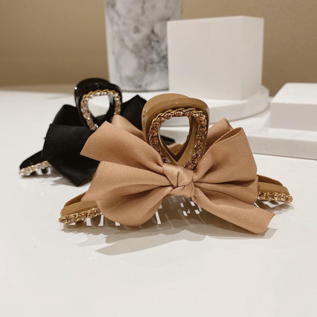 ANEMONE Fashion Women Hair Clip|Hair Crab Bowknot Hair Claw Clip Hair Accessories Large Hairpins Butterfly Bow for Thick Hair Girls Korean Style Barrette/Multicolor