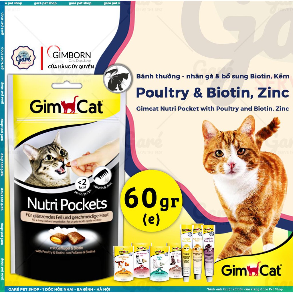 Gel dinh dưỡng Gimcat bổ sung 12 loại Vitamin cho Mèo - GimCat Dou Paste Multi Vitamin (50g) Garé Pet Shop