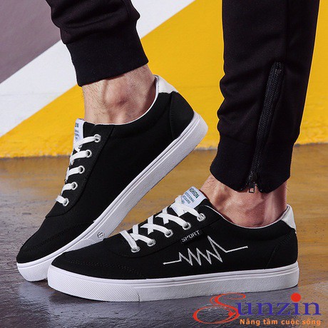 Giày nhịp tim dành cho nam phong cách Hàn Quốc 2019, size từ 39-44