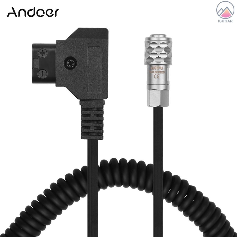 Cáp chuyển nguồn Andoer D-Tap thành BMPCC 4K 2 Pin cho camera 4K Sony V Mount Anton Bauer G