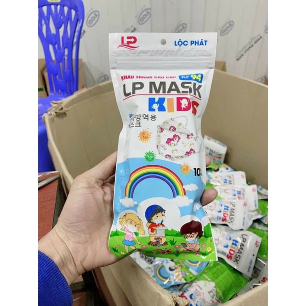 Khẩu Trang Trẻ Em (KF94 LP KIDS)_ bịch 10 cái