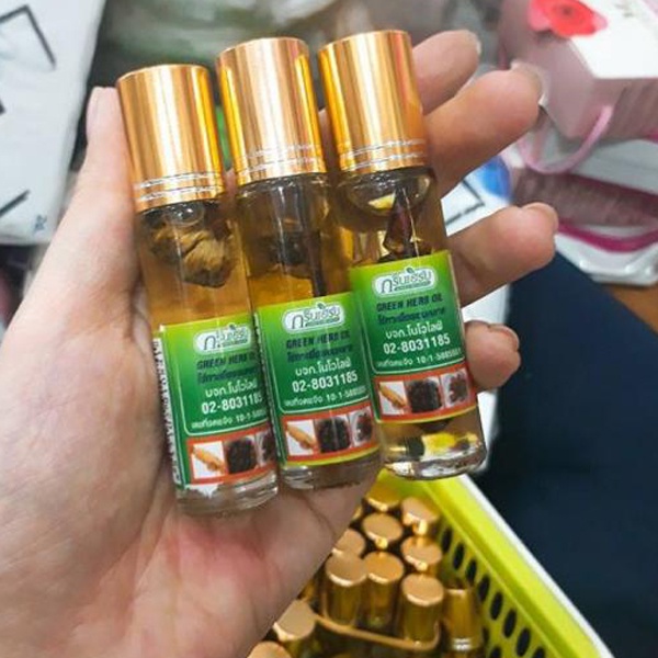 Dầu Lăn Thảo Dược Thái Lan Green Herb Oil | BigBuy360 - bigbuy360.vn