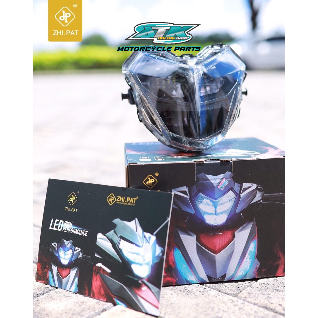 Choá đèn pha led 2 tầng Zhi.pat dành cho xe winner v1 siêu sáng