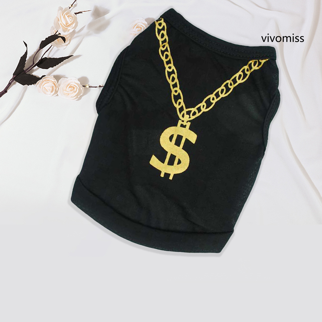 Áo Thun Không Tay Mềm Mại Cho Thú Cưng