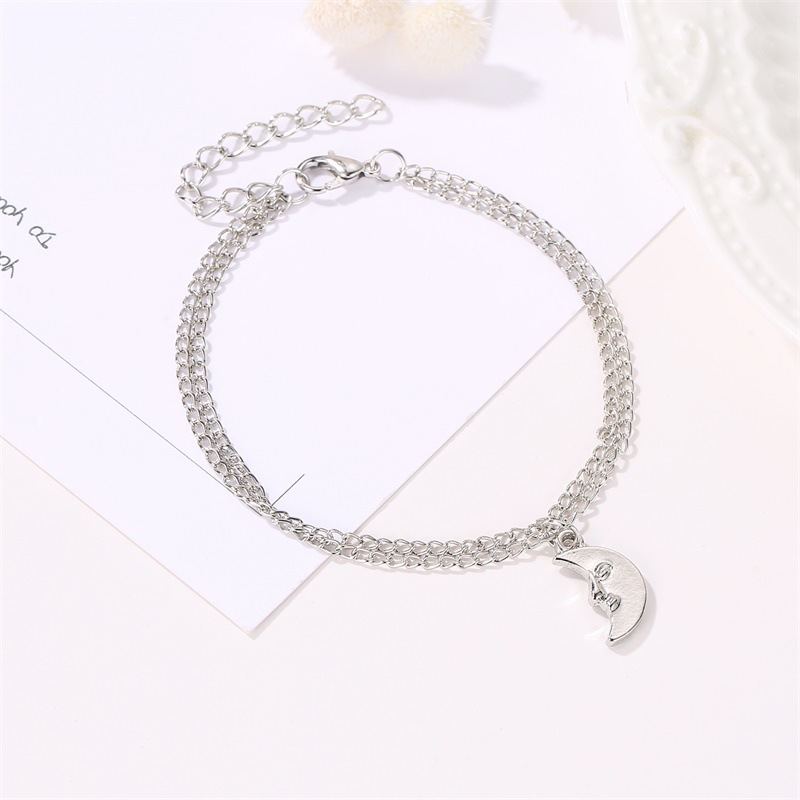 Vòng chân hình mặt trăng xinh xắn cho nữ