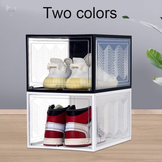 [d] Big Size Shoe Box Shoe Storage Organizers Stackable Clear Shoe Storage Box Rack Clear Drawer