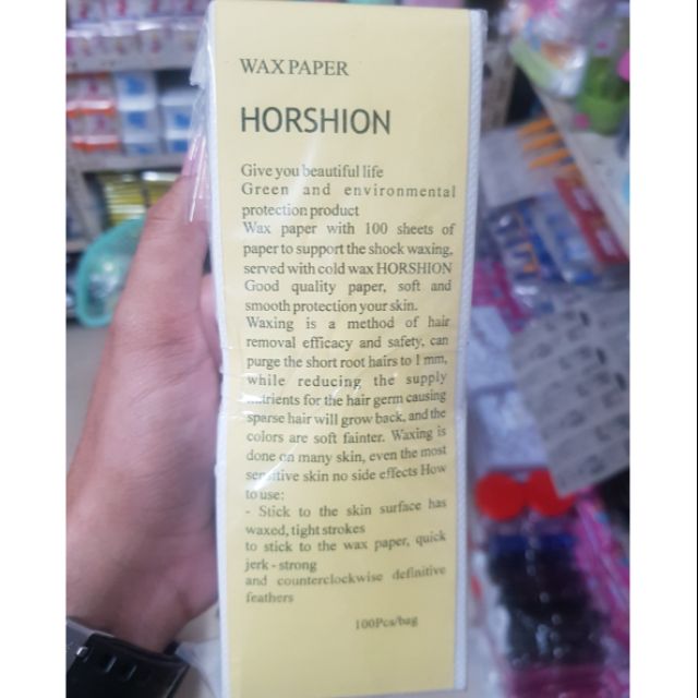 giấy Wax lông Horshion 100 tờ