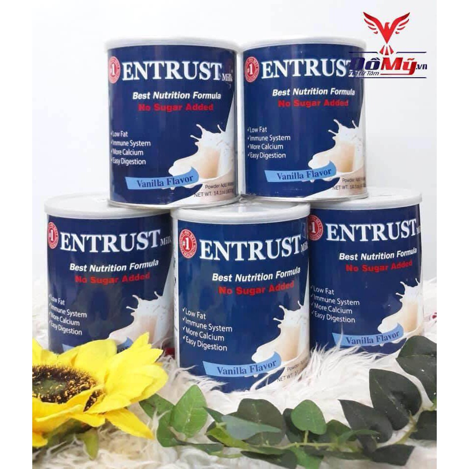 Sữa bột không đường Entrust No Sugar 400g