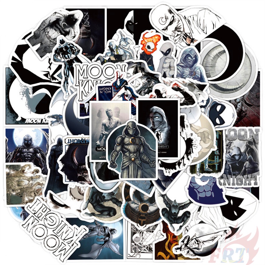 Set 100 miếng dán họa hình Moon Knight Series 01 không thấm nước độc đáo