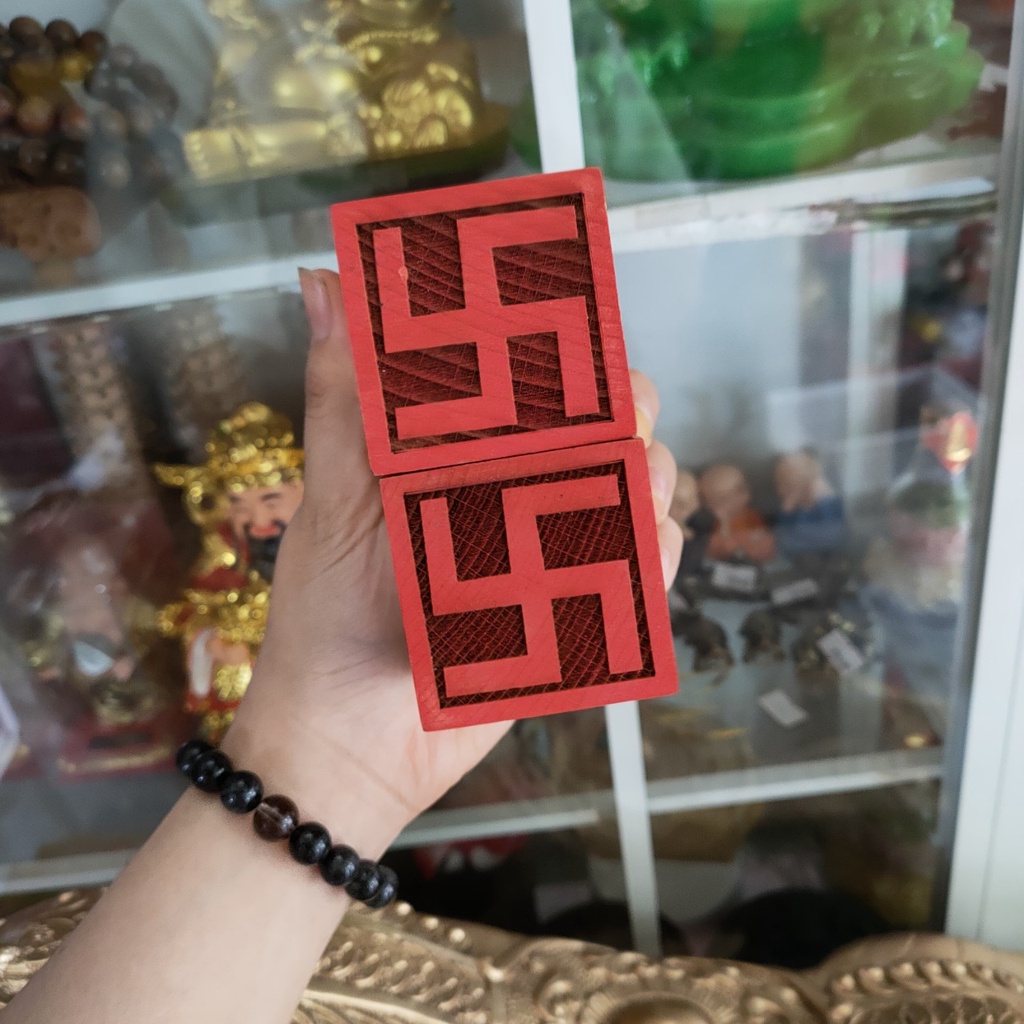 Con Dấu, Ấn Mộc gỗ Đào Phong Thủy (2 loại).