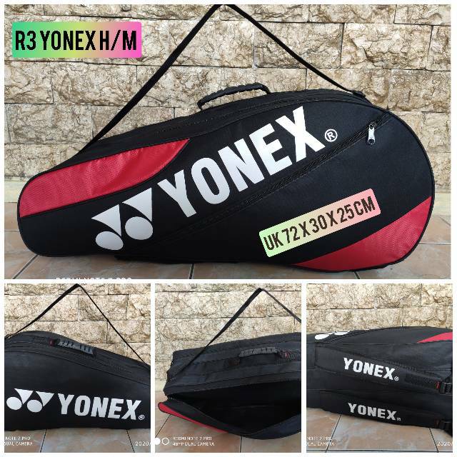 Túi Đựng Vợt Cầu Lông Yonex 3 Ngăn Tiện Lợi