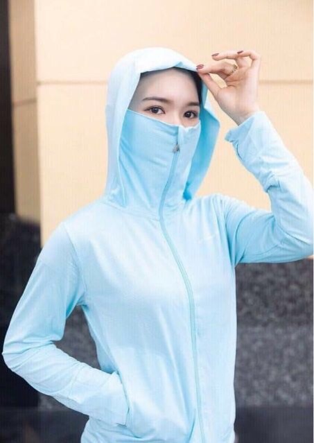 Bộ áo khoác và váy chống nắng hàng cao cấp