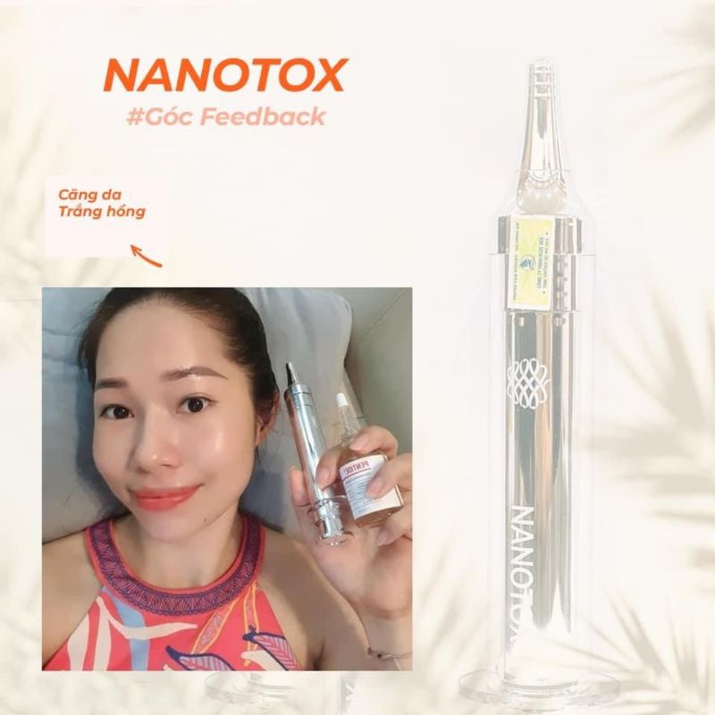 Vi kim gai Nanotox Altum Peptide IDENEL 10ml - Sử dụng 6 tuần - se khít lỗ chân lông - tái tạo mô da - dày thành da - HQ