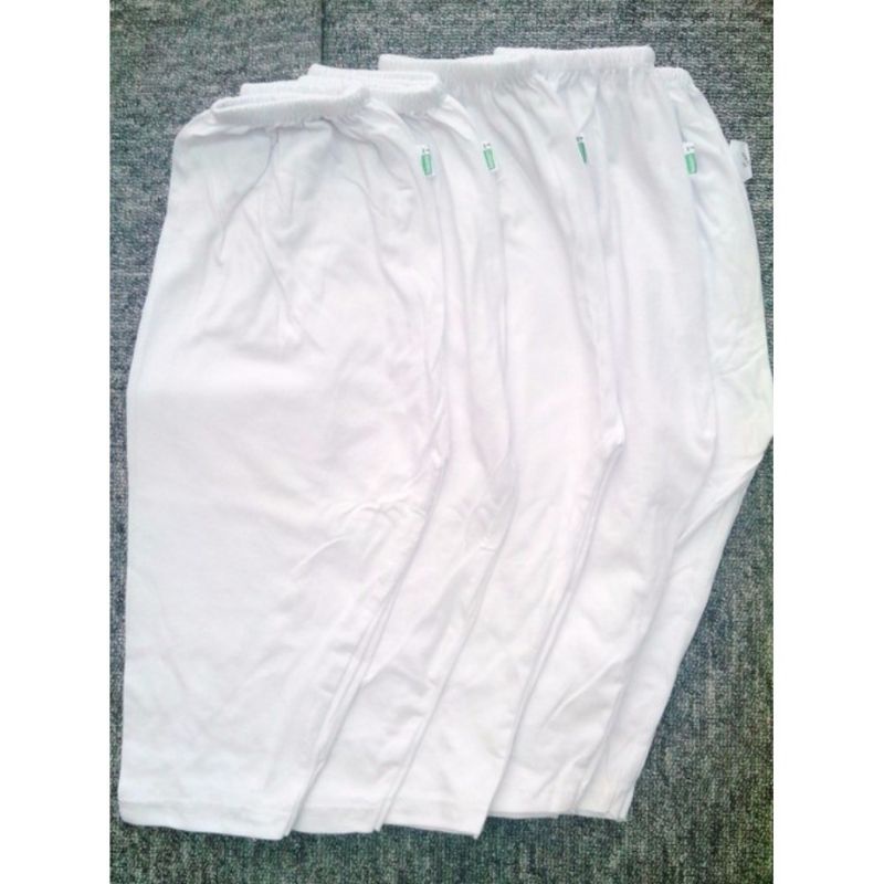 Quần dài thun cotton màu trắng cho bé mặc mát ở nhà( Bosini loại 2)