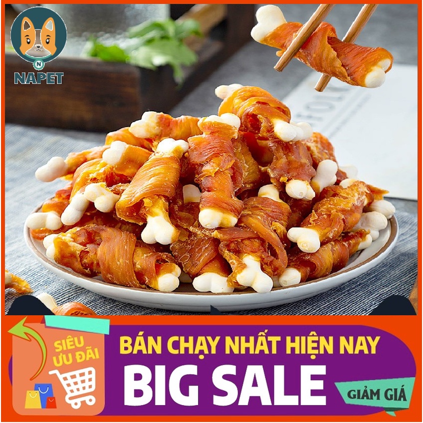 Bánh thưởng cho chó xương sữa giúp hàm răng của cún sạch sẽ hơn bình thường, đặc biệt là các kẽ răng và lợi