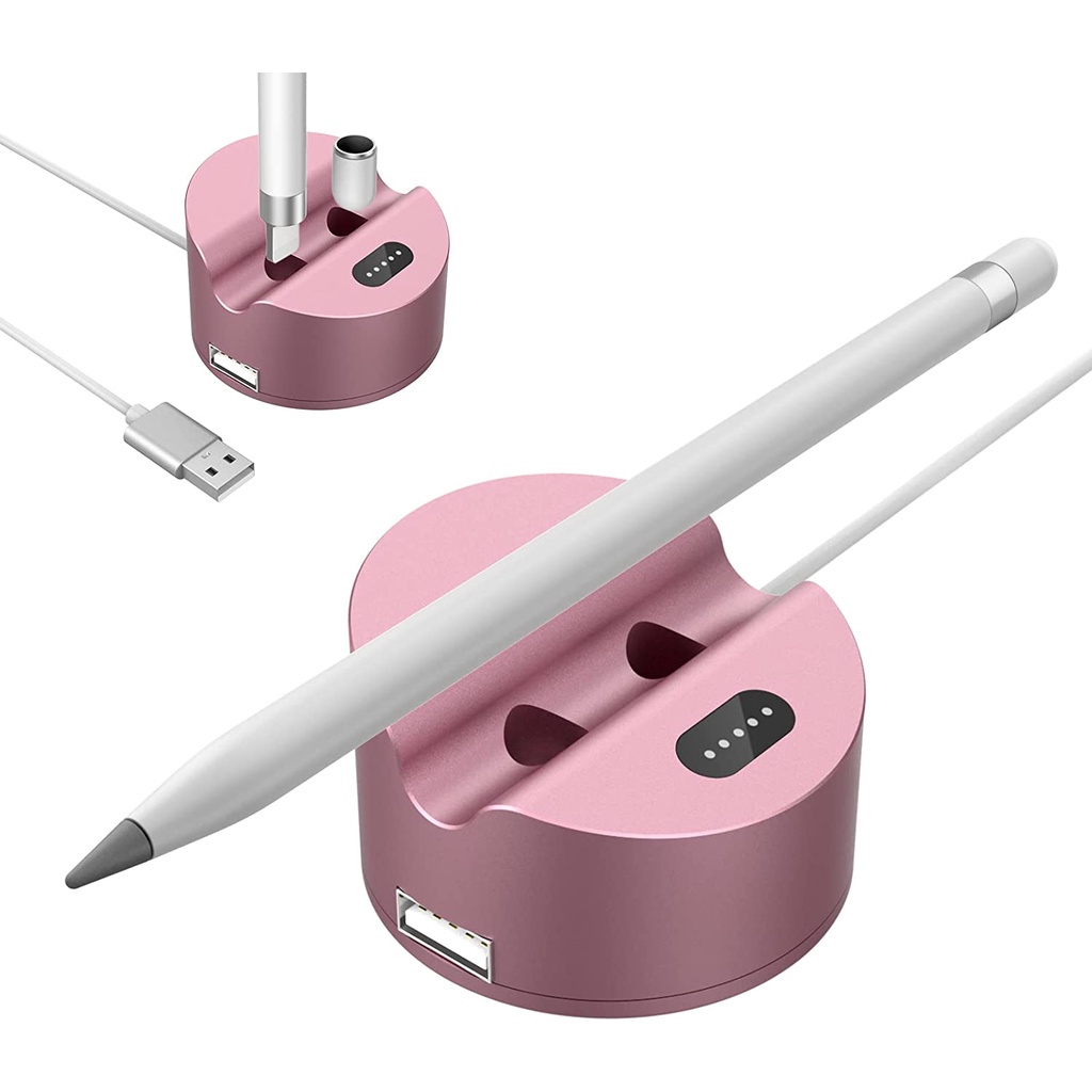 Giá đỡ sạc bút cảm ứng Apple Pencil thế hệ 1 phù hợp với ipad 9th 8th/Pro/Air/Mini