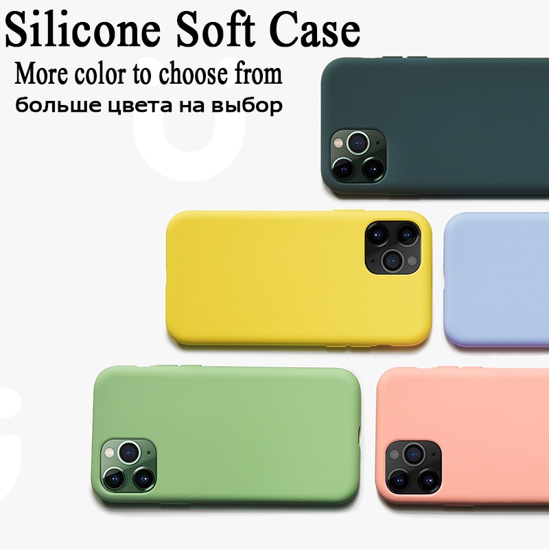 Ốp ĐiệN ThoạI ChốNg SốC Sang TrọNg Cho iPhone 7 6 6S 8 Plus 11 12 Pro X XR XS Max