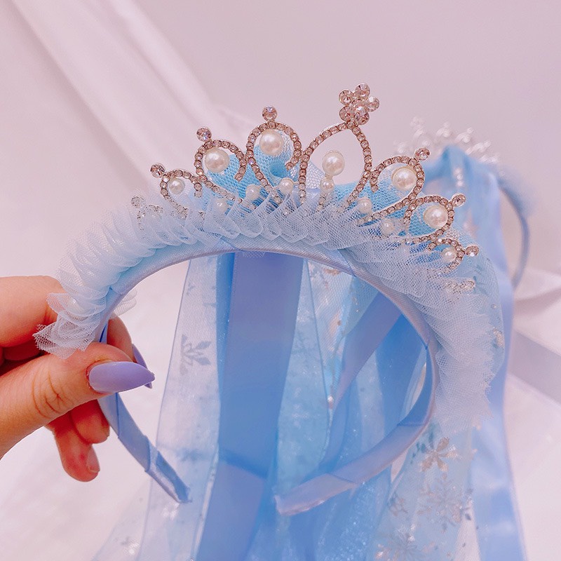 Cài Tóc Hình Vương Miện Công Chúa Elsa Cho Bé Gái- Cài tóc công chúa MH: B0446