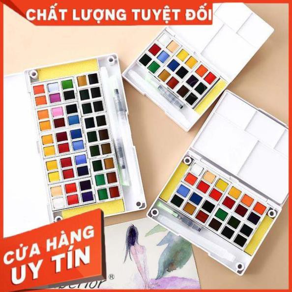 [Free Ship] RẺ NHẤT- Màu Nước dạng Nén SUPERIOR 12/18/24/30/36/48 (kèm cọ nước) . Màu của hạnh phúc và những niềm vui