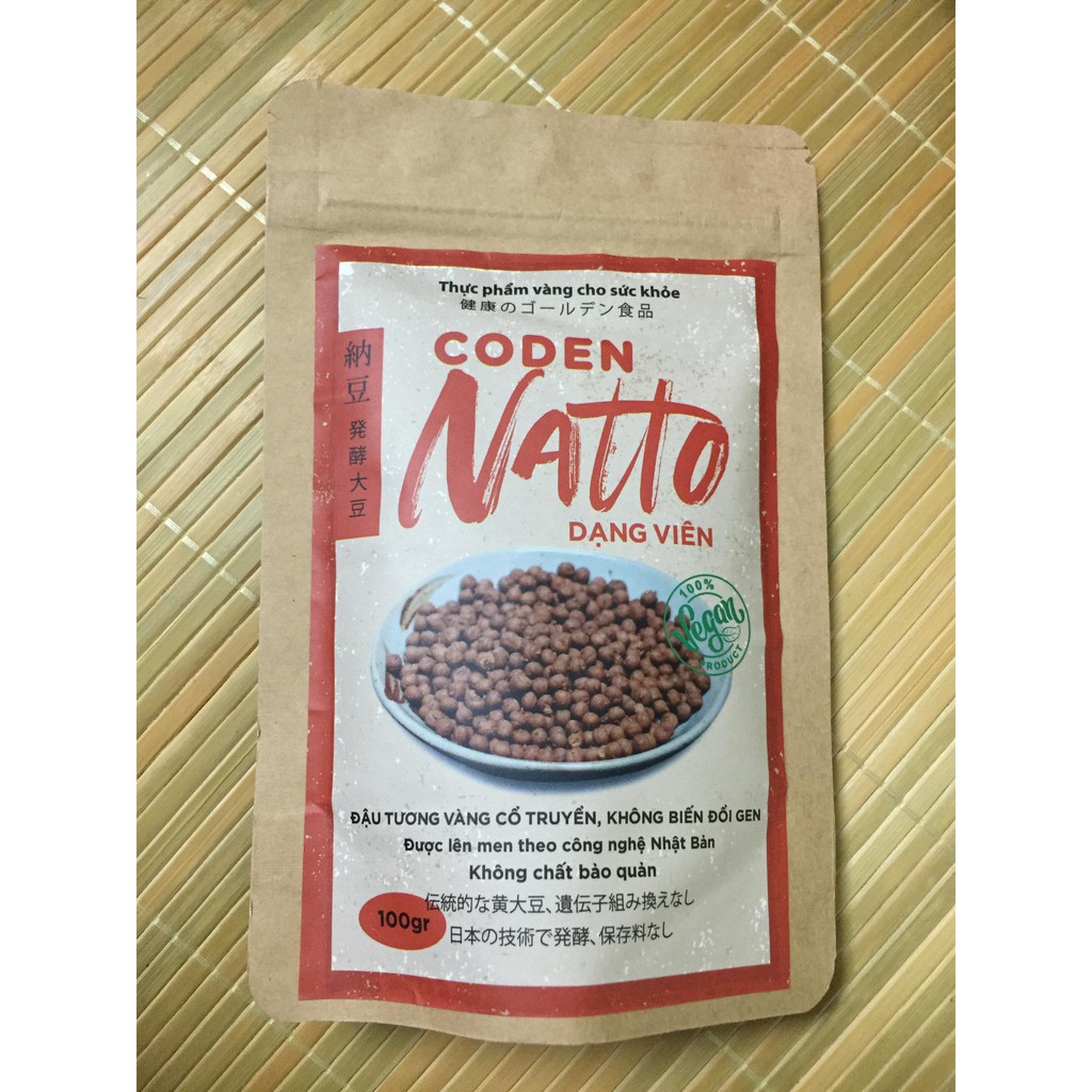Coden natto vàng viên