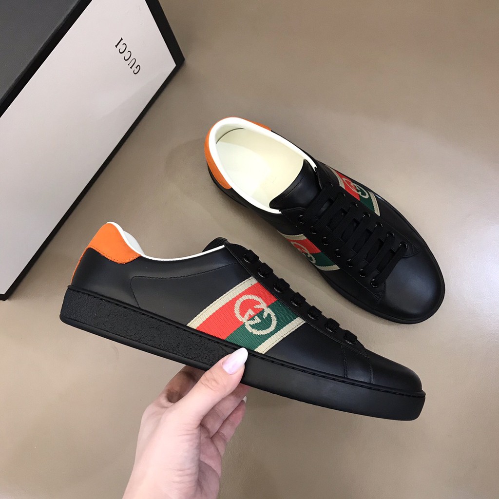 Già sneakers nam da thật GUCCI GG GC thiết kế năng động, thu hút và trẻ trung