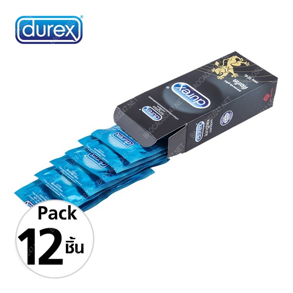 Hộp 12 bao cao su Durex Kingtex 12S (Thái Lan)