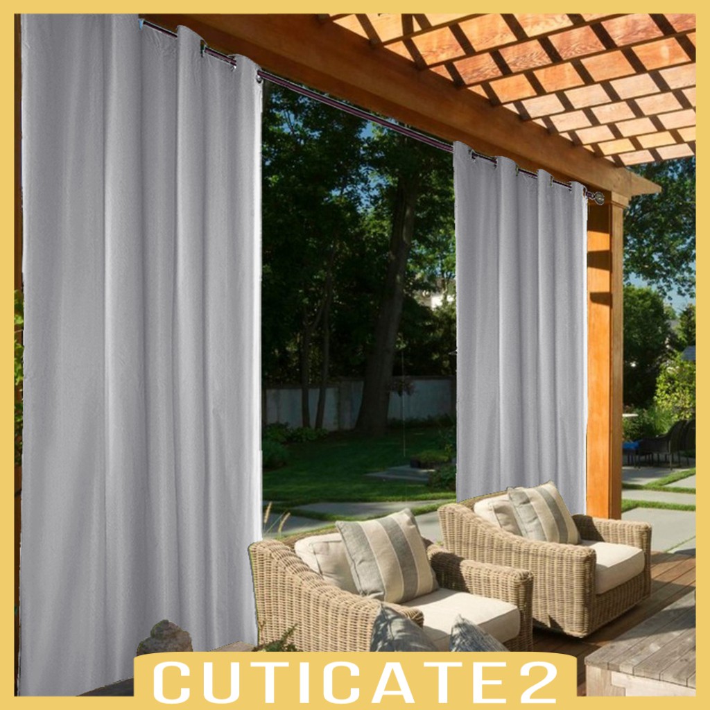 Rèm Cửa Sổ Chống Tia Uv Cabana Pergola Màu Xám 54x84 &quot;