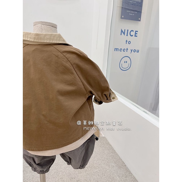 Áo Khoác Cardigan Dáng Rộng Phong Cách Nhật Hàn Nhật Bản Thời Trang Mùa Xuân Cho Trẻ Em~2022