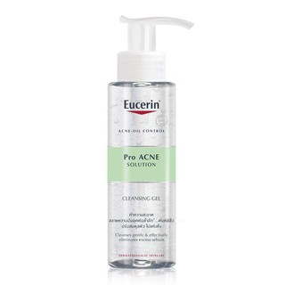Eucerin proacne solution cleansing - gel rửa mặt cho da dầu mụn