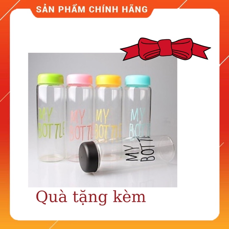 Chai thuỷ tinh 500ml dùng để đựng nước uống, không chất độc hại thích hợp mọi lứa tuổi