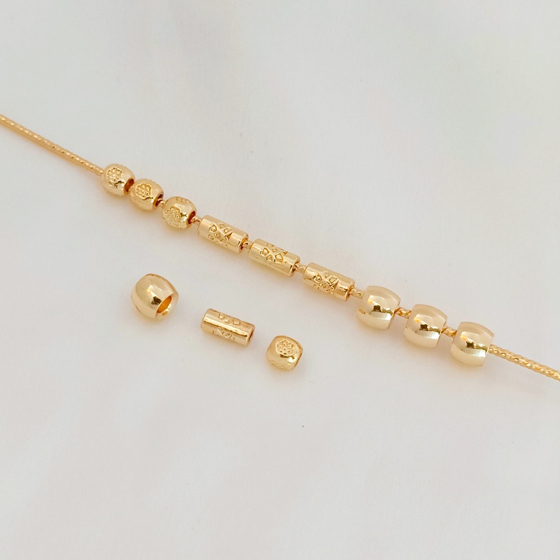 Hạt Xỏ Vòng Tay Bằng Đồng 14K Nhiều Màu Sắc diy