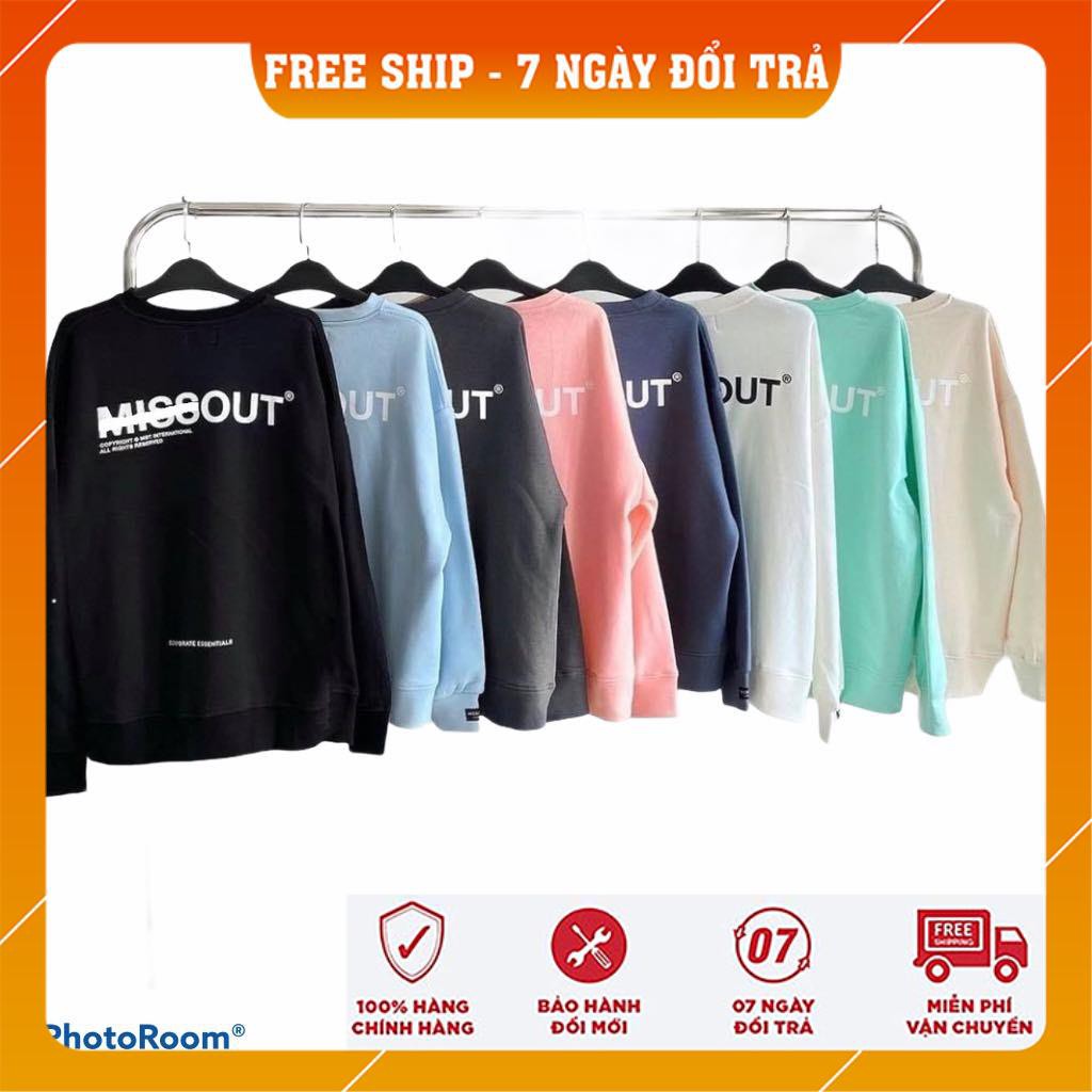 ÁO SWEATER form rộng MissOut unisex nam nữ siêu chất