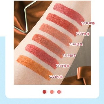 FREESHIP Set 6 Cây Son Thỏi Đào HengFang Sweet Peach Hàng Mới Siêu Xinh