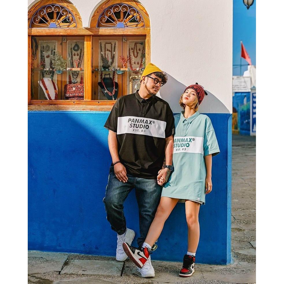 Áo Thun Trơn Polo Unisex Panmax N7 Phông Nam Nữ Hàn Quốc Tay Lỡ Cotton Phối Màu | BigBuy360 - bigbuy360.vn