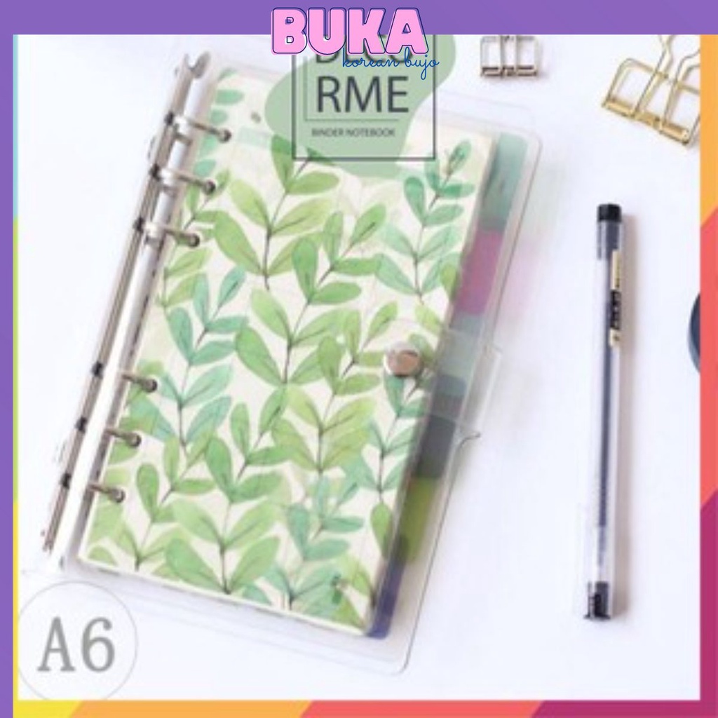 Set 6 tab phân trang FOREST sổ còng A5- A6- A7, sổ planner, bullet journal, Kingdecor