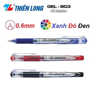 Bút Gel Thiên Long Gel B03 - Himaster - 5 cây