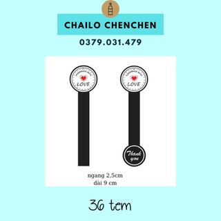 COMBO 32 Tem niêm phong thank you đẹp - TEM CHỐNG THẤM