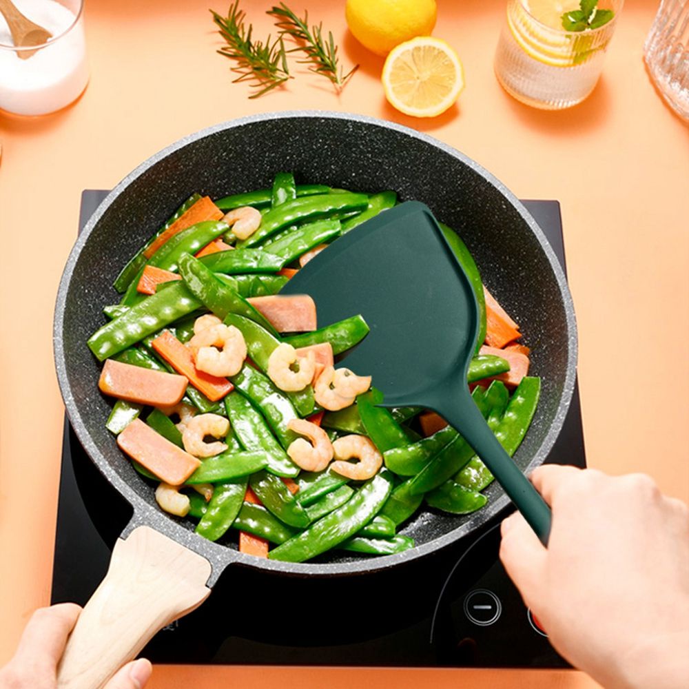 Dụng cụ nấu ăn bằng silicon chịu nhiệt chống dính nhiều loại tùy chọn cho nhà bếp