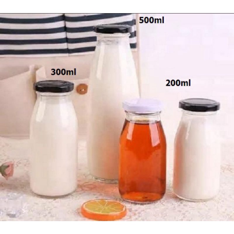 Bình thủy tinh đa năng / bình cực xinh 200ml , 300ml , 500ml và 1000ml