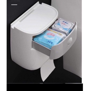Hộp đựng giấy vệ sinh thông minh 2in 1 Ecoco