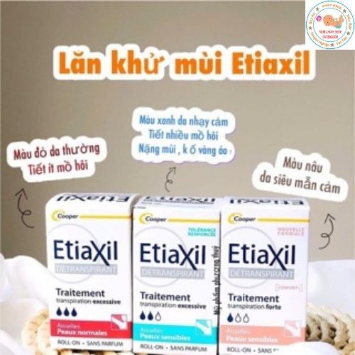 Lăn Khử Mùi Nách Etiaxil 15ml Pháp