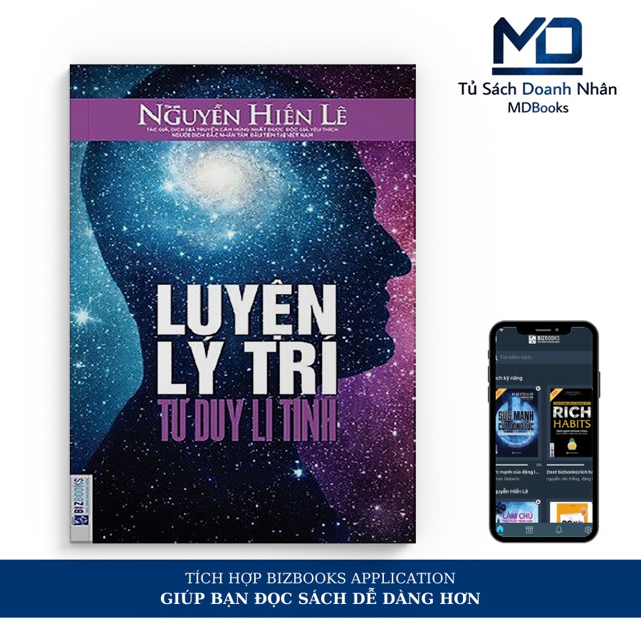 [Mã LT50 giảm 50k đơn 250k] Sách Kỹ Năng - Luyện Lý Trí - Tư Duy Lí Tính - Đọc Kèm Apps - Bizbooks - 8935246919484