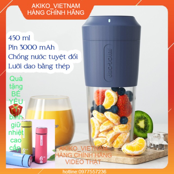 Máy xay sinh tố cầm tay ❤FREESHIP   ❤ Máy sinh tố  juice cup siêu hot  Pin 3000 mAh