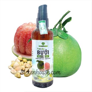 Tinh Dầu Bưởi Nguyên Chất 100ml Mẹ Ken, Ngăn Rụng Tóc Giúp Mọc Tóc Nhanh Meken