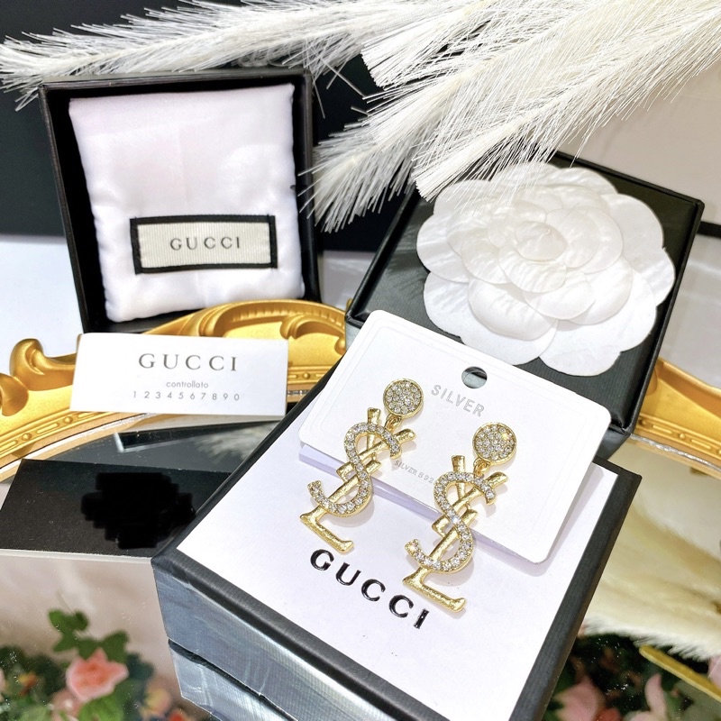 Khuyên tai / bông tai YSL dự tiệc sang trọng cao cấp 🍓