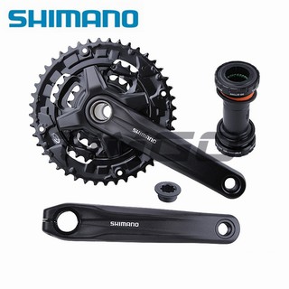 Trục khuỷu shimano fc-mt210 3x9 44-32 - 22t / 40-30 - 22t bb-mt501 cho xe đạp leo núi