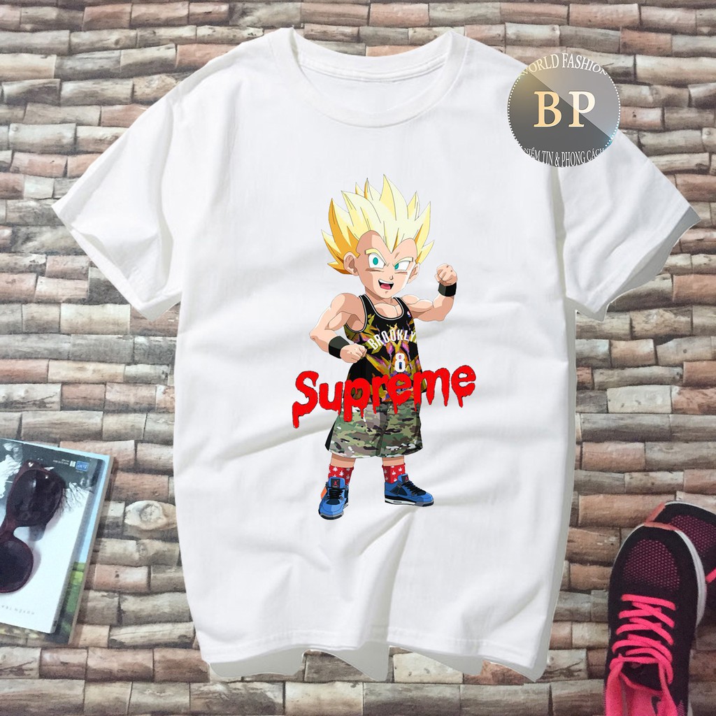 [SIÊU RẺ] ALBUM 34 - BỘ 9 ÁO THUN UNISEX SUPREME GOKU ĐỘC ĐÁO