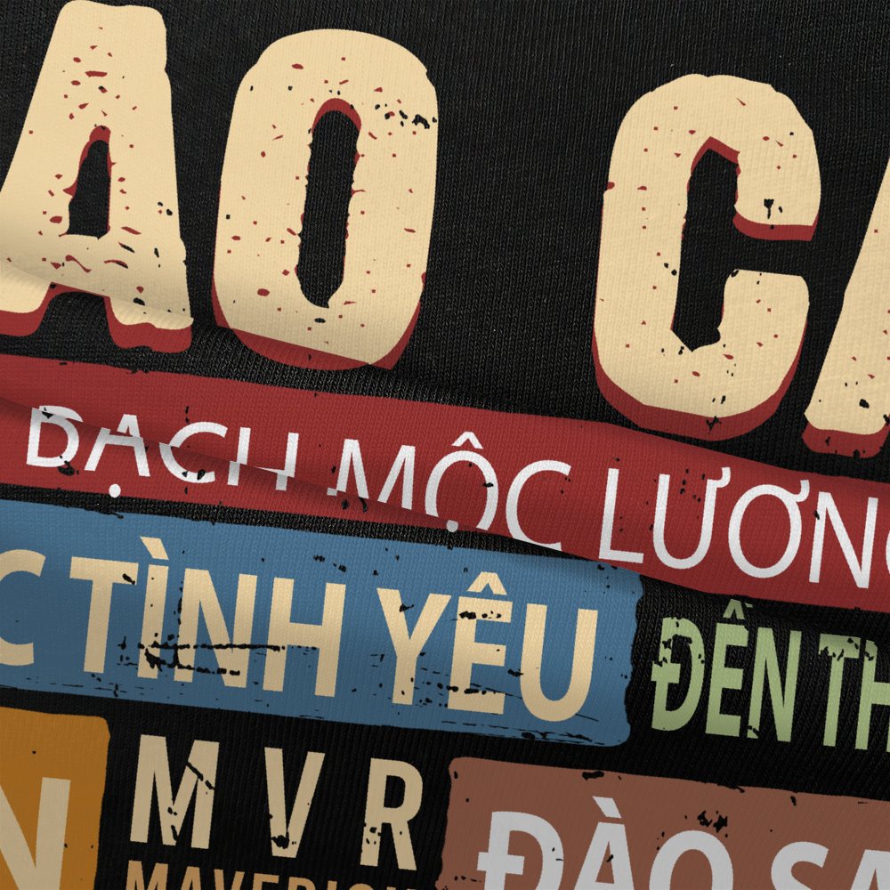 Áo thun Lào Cai - Unisex form rộng ao cặp nhóm người Lao Cai phông cotton fact under localbrand MVR BB4127