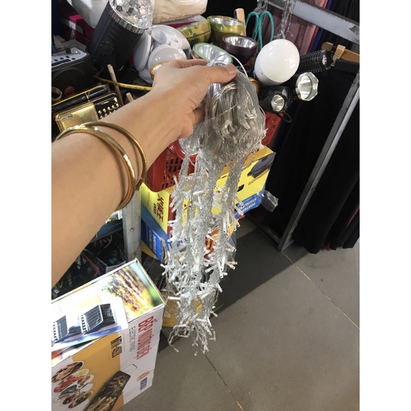 Đèn Nháy Rèm 12M / 0,6M 60 Sợi Rủ. Đèn Led Mành 12m 60Sợi Rủ